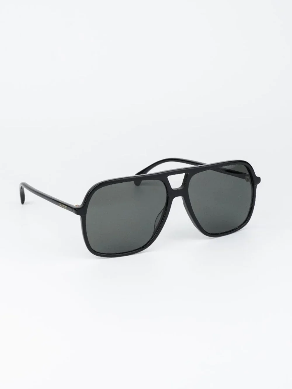 Gucci Men Sunglasses Black Grey Pilot Oversized GG0545S 001 NEW AUTHENTIC